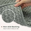 Green Bathroom Rugs 2 - Piece Set, Non - Slip, Water Absorbent, 17x24+20x32 Bath Mats. - 4 of 4