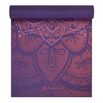 Gaiam Premium Yoga Mat - Pink Athenian (6mm)