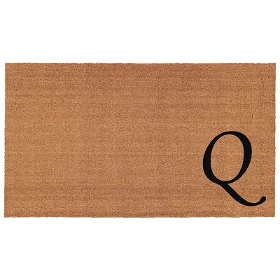 Calloway Mills 153622436Q Urban Chic Monogram Doormat 24 In. x 36 In. (Letter Q)
