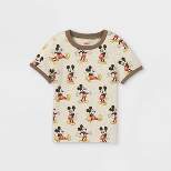 Toddler Boys' Mickey Mouse Short Sleeve Mickey Mouse Graphic T-Shirt - Gray