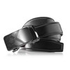 Roxoni Men's Genuine Leather Ratchet Dress Belt with Automatic Double Gloss Buckle, Enclosed in an Elegant Gift Box - 3 of 4