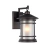 Chloe Lighting Adesso Transitional 1 Light Rubbed Bronze Outdoor Wall Sconce 14" Height - 2 of 3