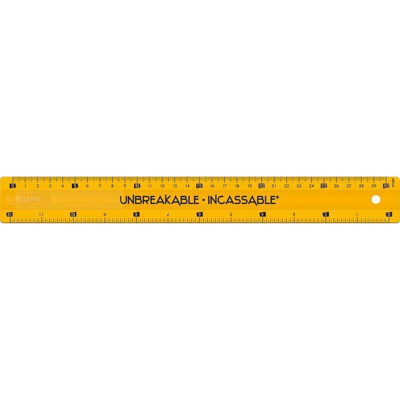 Maped Unbreakable Ruler 12" / 30cm, Pack of 20, 4 of 6