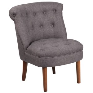 Hercules Kenley Tufted Chair Gray - Riverstone Furniture