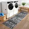 Low Pile Runner Rug - Non-Slip Stain Resistant Area Rug, Non-Shedding Throw Floor Cover for Kitchen Entryway Living Room Bedroom - 4 of 4