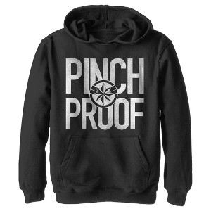 Boy's Marvel St. Patrick's Day Captain Marvel Pinch Proof Pull Over Hoodie - 1 of 4
