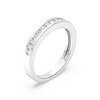 GILDED 1, 1/2, 1/4, 1/10 Carat Lab Grown Diamond in 925 Sterling Silver | Anniversary Wedding Band | Promise Rings | Eternity Stackable Rings | Size 7 - 2 of 4