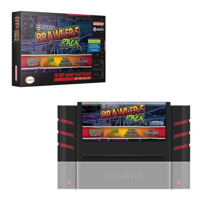 Retro-Bit Jaleco Brawlers Pack Multi-Cart Compatible with SNES