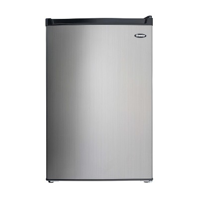 Danby 4.5 cu. ft. Compact Fridge with True Freezer in Stainless Steel DCR045B1BSLDB