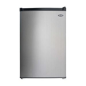 Danby DCR045B1BSLDB 4.5 cu. ft. Compact Fridge with True Freezer in Stainless Steel - 1 of 4