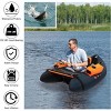 PEXMOR Inflatable Fishing Float Tube with Fishing Rod Holder 350-lb Weight Limit - 3 of 3