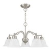 Livex Lighting Essex 5 - Light Chandelier in  Brushed Nickel - 4 of 4