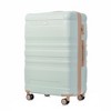 3 PCS Luggage Set, ABS Hardshell Expanable Spinner Suitcase with TSA Lock (20/24/28)-ModernLuxe - 2 of 4