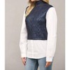 Women's Foil Cable Knit Twofer Sweater - Fate - 3 of 3