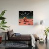 Samantha Hearn Pink Pool Vintage Collage Art Wood Wall Mural - society6 - 2 of 2