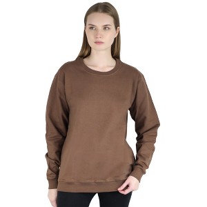 Artyska Women's Crewneck Sweatshirt Long Sleeve Pullover - 1 of 4