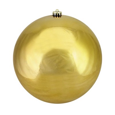 Northlight 8" Shatterproof Shiny Christmas Ball Ornament - Gold