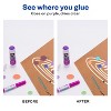 Avery Glue Stick Disappearing Purple, Washable, Permanent, 6 Per Pack, 2 Packs, 12 Total (98071) - 2 of 4
