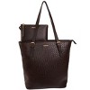 Ellen Tracy 18 Inch Croco Large Travel Workbook Tote Bag - 4 of 4