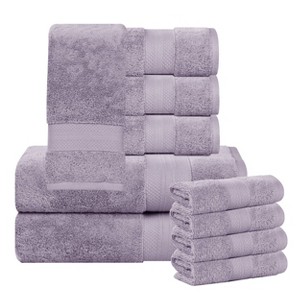 Luxury Cotton Heavyweight Solid Plush Towel Set by Blue Nile Mills - 1 of 4