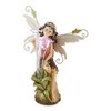 12" Polyresin Peony Fairy Solar Statue - Zingz & Thingz: Outdoor Garden Decor with Solar Lantern Feature - 2 of 4