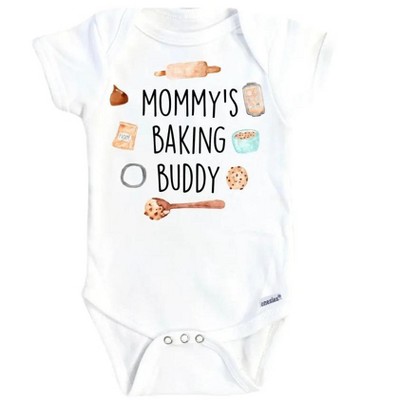 Baking Buddy Cookie Onesie® Baby Boy Girl Clothes Infant Bodysuit Funny Cute Newborn GS1
