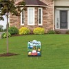 Big Dot of Happiness Cars, Trains, and Airplanes - Outdoor Lawn Sign - Transportation Birthday Party Yard Sign - 1 Piece - 3 of 4
