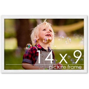 PosterPalooza | 14x9 Wood Frame with UV Acrylic, 6 Finishes: Black, White, Bronze, Silver, Wood, Mahogany - 1 of 4