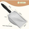 FAAYFIAN Cat Litter Scoop Stainless Steel Mesh Scooper Long Handle Deep Shovel Non-Stick Coated Metal Litter Scoop - 2 of 4