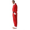 #followme Mens One Piece Christmas Themed Adult Bodysuit Microfleece Hoody Winter Pajamas - 3 of 4