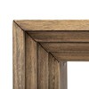 PAGED Paulownia Veneer Striped Console Table for Entryway, Elegant Entryway Sofa Side Table, Solid Wood Entryway Table, Sofa Table - 3 of 4