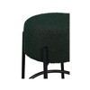 Meridian Furniture,Avalon Green Boucle Fabric Counter Stool - 3 of 4