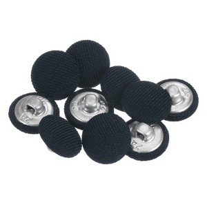 Unique Bargains Round Metal Sewing Cloth Covered Button 10 Pcs - 1 of 4