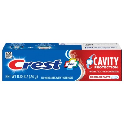 Crest Plus Cavity Protection Regular Toothpaste, .85 oz