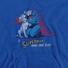 Superman And His Dog Adult Pull-Over Hoodie - 2 of 4