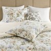 Okak Queen/King 6-Piece Cotton Sateen Printed Bed Comforter with Flower Pattern,Comfortable Quilt Comforter Bedding Sets,Machine Washable - 4 of 4