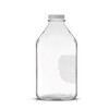 64- Oz Glass Milk Bottles with 8 White Caps (4 Count ) - Food Grade Gl –  Stock Your Home
