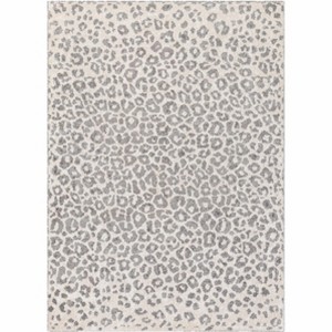 Hauteloom Beige Liversedge Leopard Print Area Rug - 1 of 4