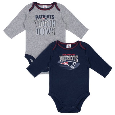 NFL Infant Boys’ 3-Pack Short-Sleeve Bodysuits - New England Patriots