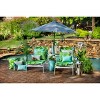 2pk Oversize Lush Leaf Jungle Rectangular Throw Pillows Green - Pillow Perfect: Weather-Resistant, Non-Woven Fabric - 2 of 3