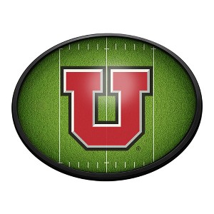College Football On the 50 Design Oval Slimline Lighted Wall Sign - 1 of 4