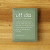 Slickblue Uff Da Wood Sign, Solid Knotty Pine, 9x12 Wall Decor, Rustic Scandinavian Style, Color Options - 3 of 3