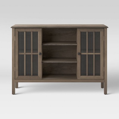 windham 2 door cabinet with shelves