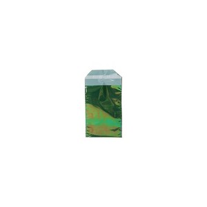 JAM Paper 5.25 x 8 Open End Foil Envelopes with Self-Adhesive Closure Green Metallic 100/Pack - 1 of 1