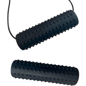 Chewigem Cactus Chewable Tube, Black, Set of 2 - 1 of 4