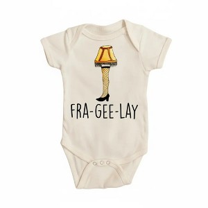 Christmas Leg Lamp - Baby Boy Girl Clothes Infant Onesie® Funny Cute Story GS1 - 1 of 4