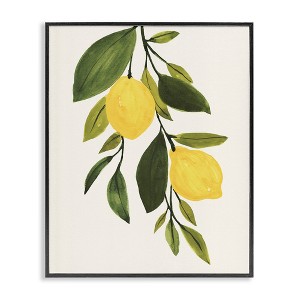 Stupell Industries Simple Yellow Country Lemon Leaf, 11" x 14" - 1 of 4