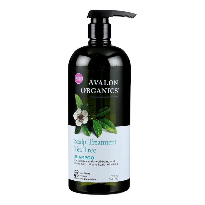 Avalon Organics Scalp Treatment Tea Tree Shampoo - 32 oz, 1 of 5