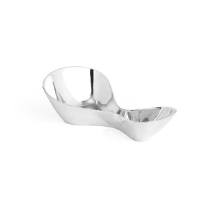 Nambe 15" Ribbon Serving Bowl – Stylish, Durable Alloy with Unique Ribbon Shape, Oven-Safe and Large for Versatile Use as a Decorative Bowl - 1 of 4