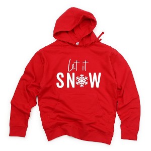 Simply Sage Market Women's Graphic Hoodie Let It Snow - 1 of 3